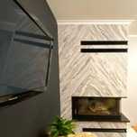 Fornir kamienny White Marble tapeta 122x61x0,2 305x122 kamień w rolce