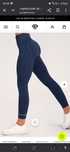 Gym glamour legginsy push up 2.0 denim S