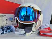Kask narciarski Atomic Savor Visor Stereo White Heather S 51-55cm