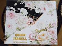 Komplet filiżanek w róże Queen Isabella limiter collection