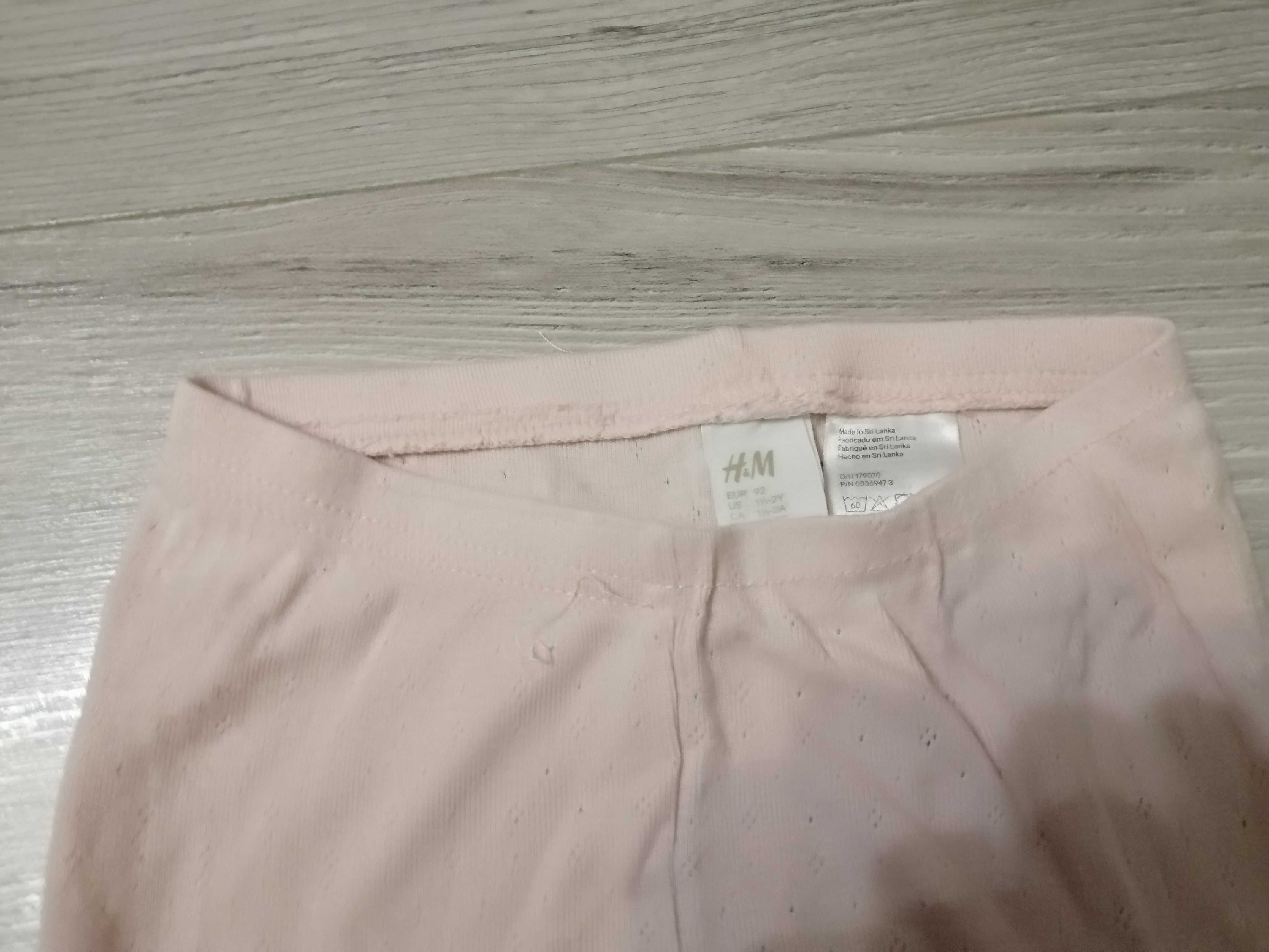 legginsy dla dziewczynki firmy H&M w rozmiarze 92/98 cm