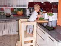 *OKAZJA* Kitchen Helper Dla Dzieci Podest Do Kuchni Pomocnik Kuchenny