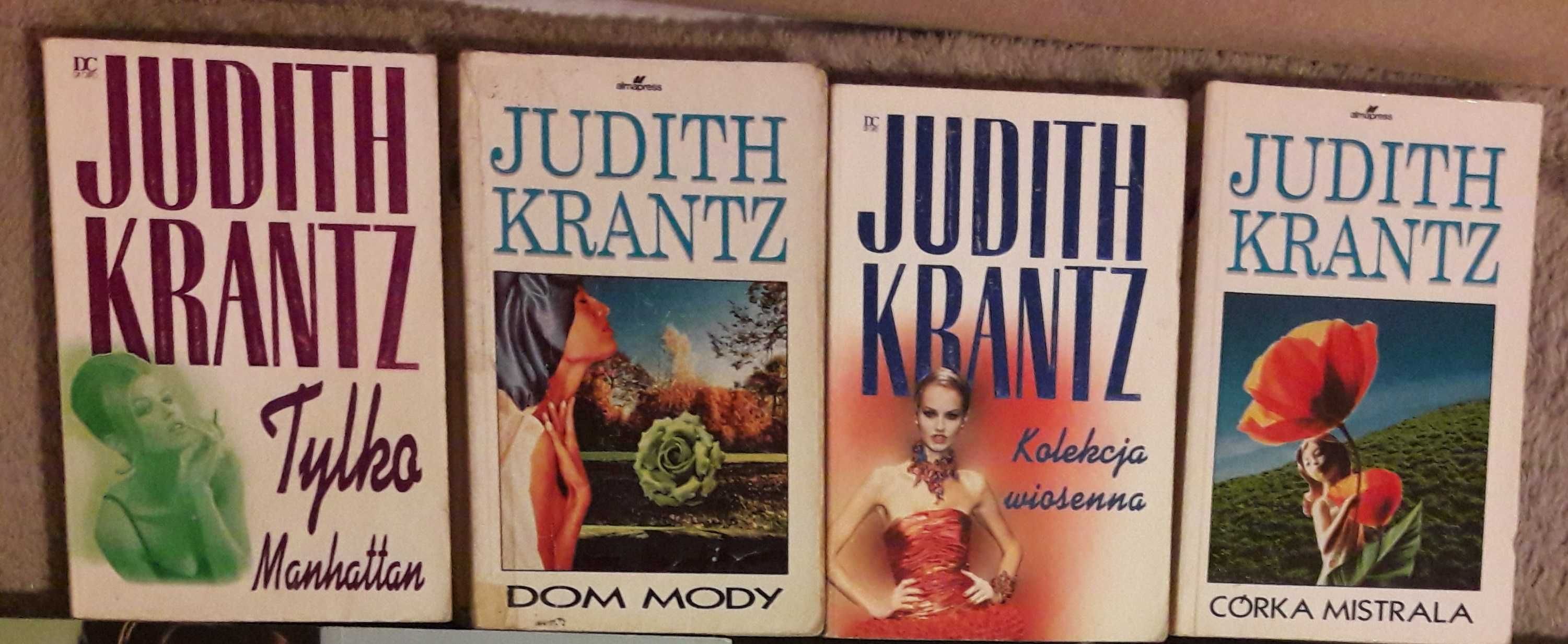Córka mistrala Dom mody Tylko Manhattan zestaw książek Judith Krantz