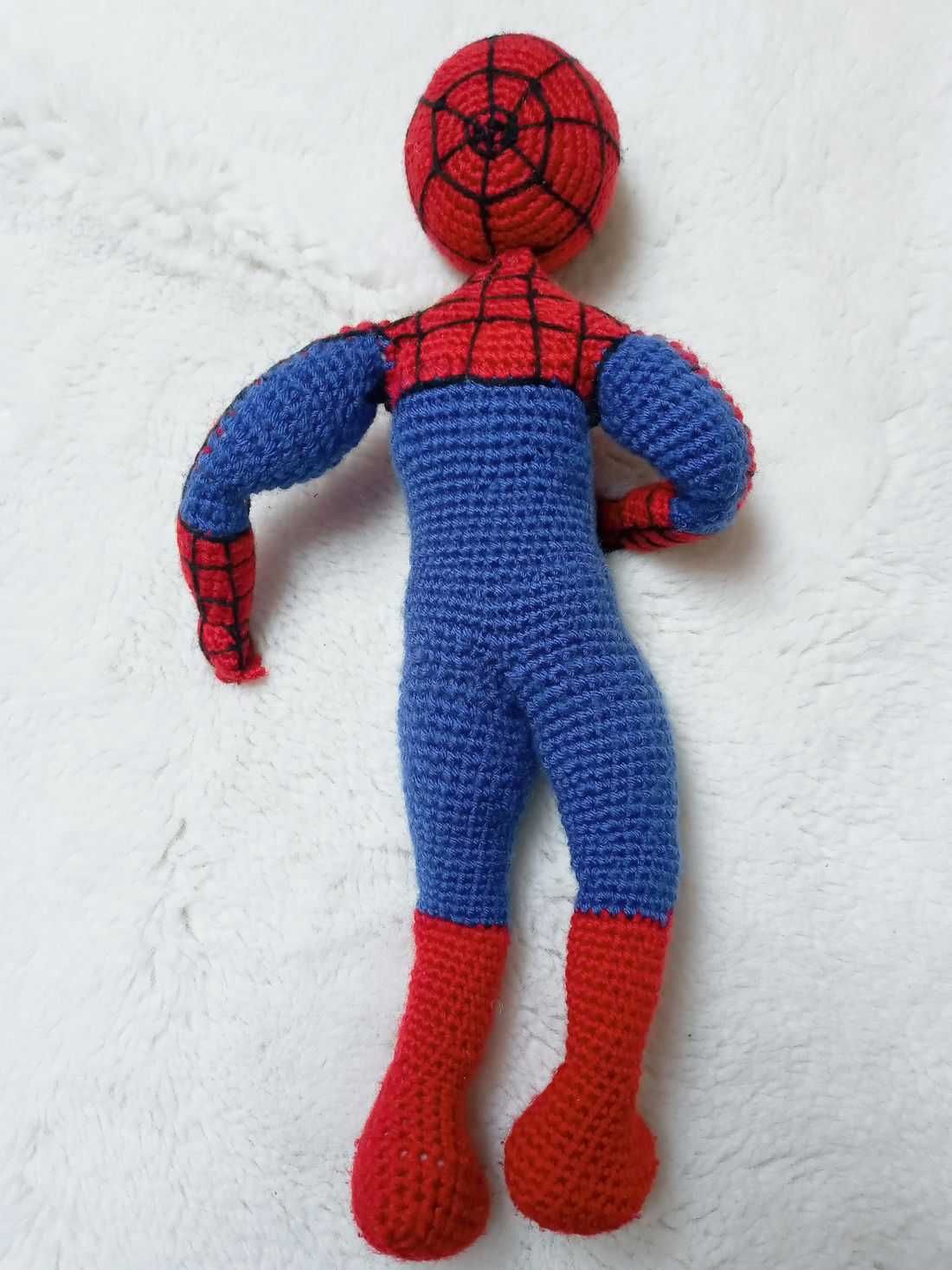 Ręcznie robiona maskotka Spiderman