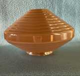 Plafond / Plafonier em vidro dourado