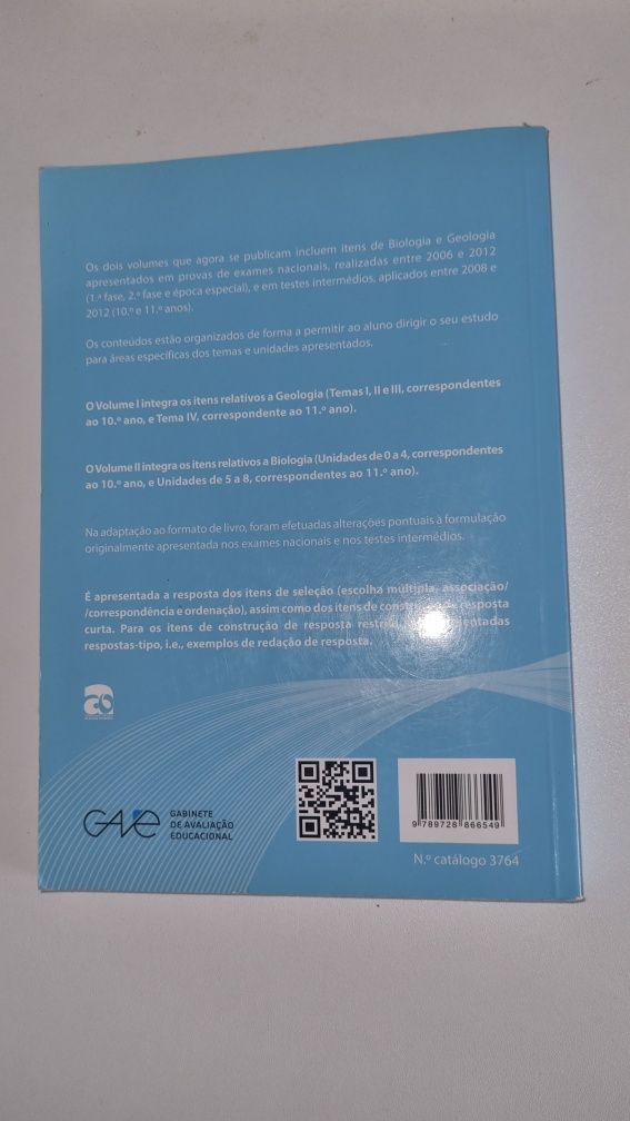 Questões de exame biologia e geologia