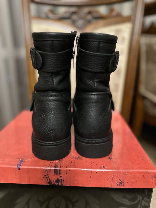 Зимние ботинки пр-ва Испания р.38,натур.кожа,овчина,б/у,идеальные