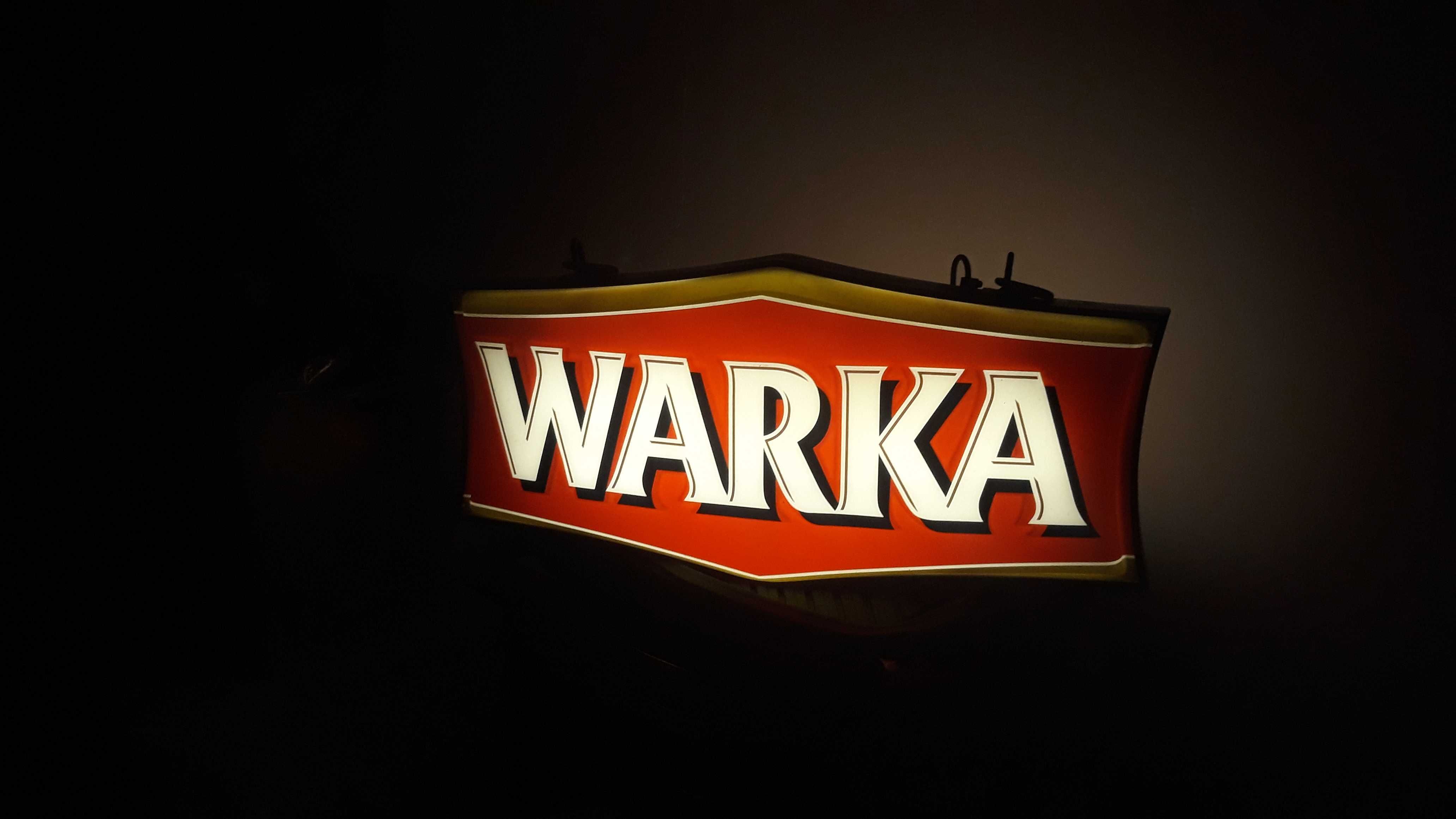 Reklama neon WARKA mała