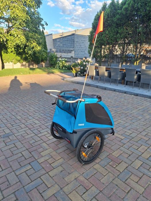 Sprzedam przyczepkę rowerową Thule Coaster 2 – 2w1 (rower + wózek spac