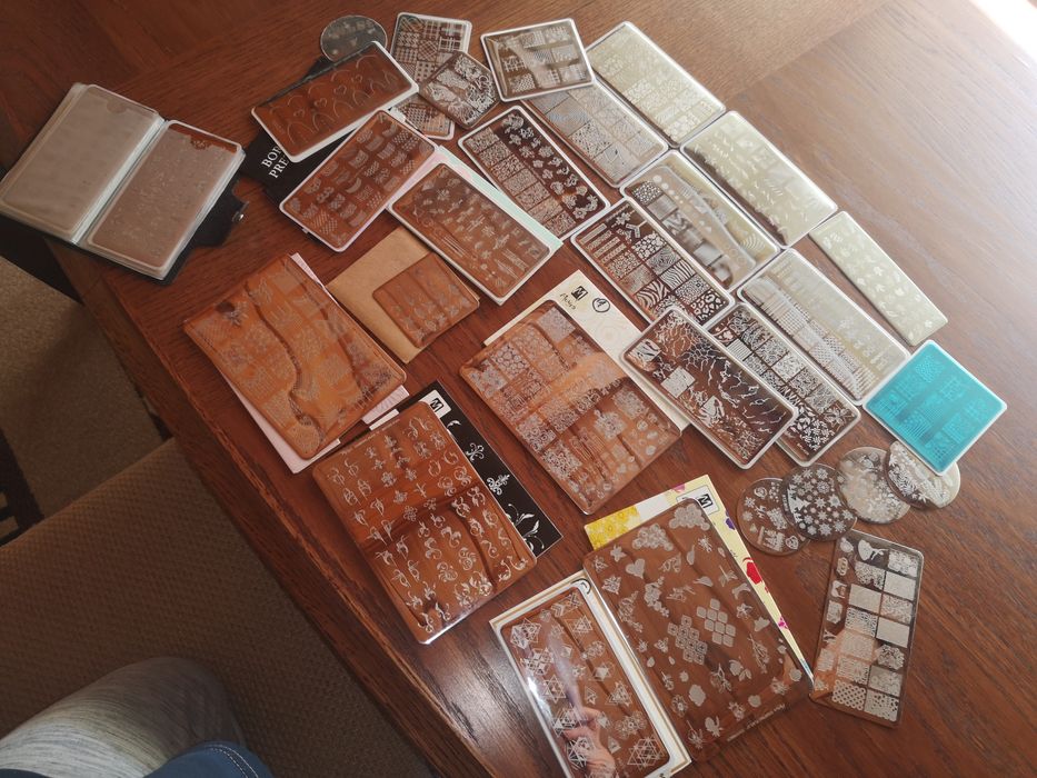 Płytki, stamping, stemple, Moyra, paznokcie