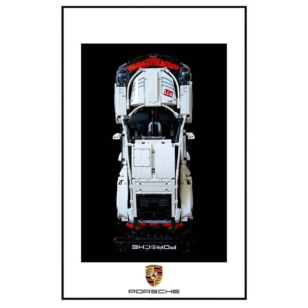 Ramka do ekspozycji ściennej LEGO Porsche 911 RSR 42096