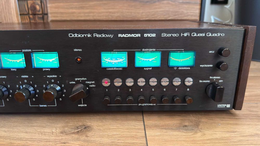 Amplituner Radmor 5102 Czarny BDB Oryginalny ! Przestrojony ! OKAZJA