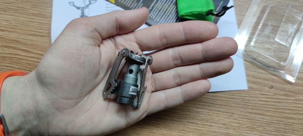 Горелка туристическая BRS-3000T титановая 26g