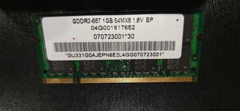 Memória RAM Kingston DDR2 1GB SODIMM
