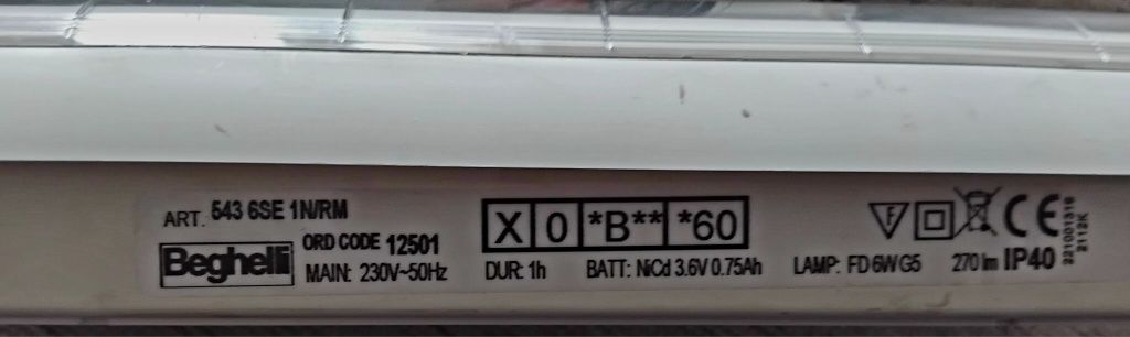 Luz de Emergência.