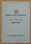 Katalog części Multicar