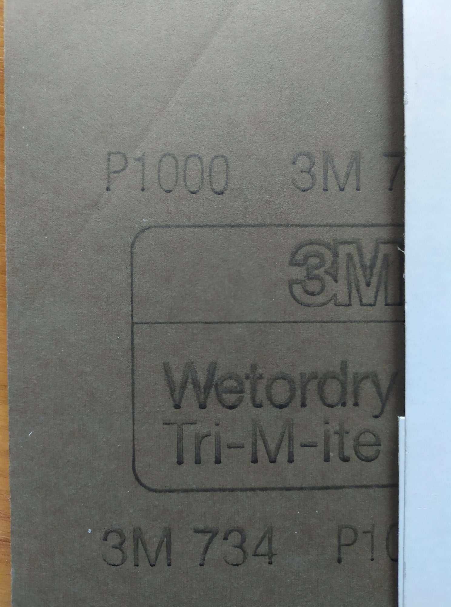 Наждачная водостойкая бумага в форме листов 3M™