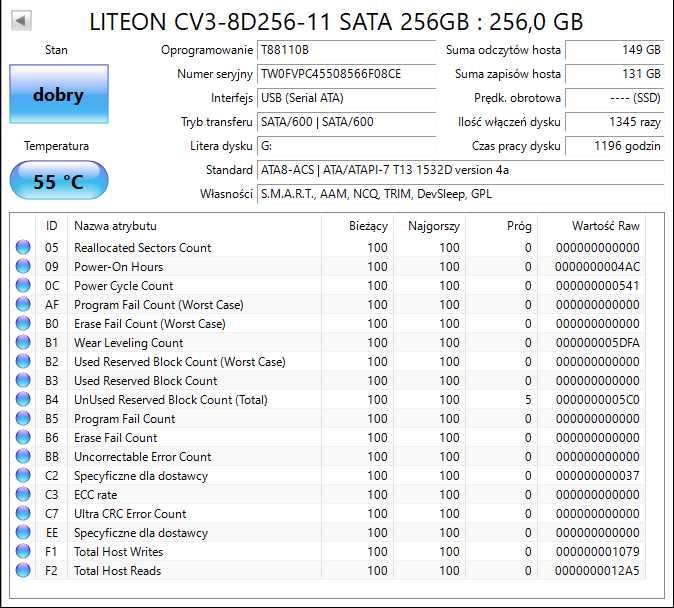 Dysk przenośny SSD 256GB - M2 SATA - USB 3.1 1#