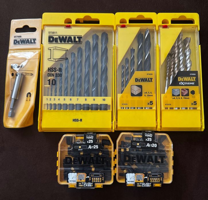 Zestaw wierteł i bitów do DeWalt