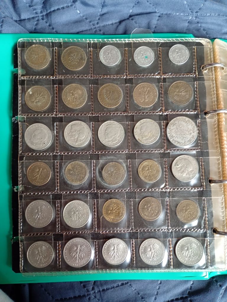 Stare polskie i niemieckie monety lata 60-90