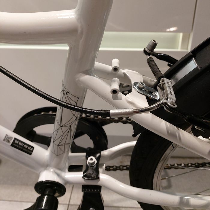 Rower Decathlon rower Riverside 20 calowy biały