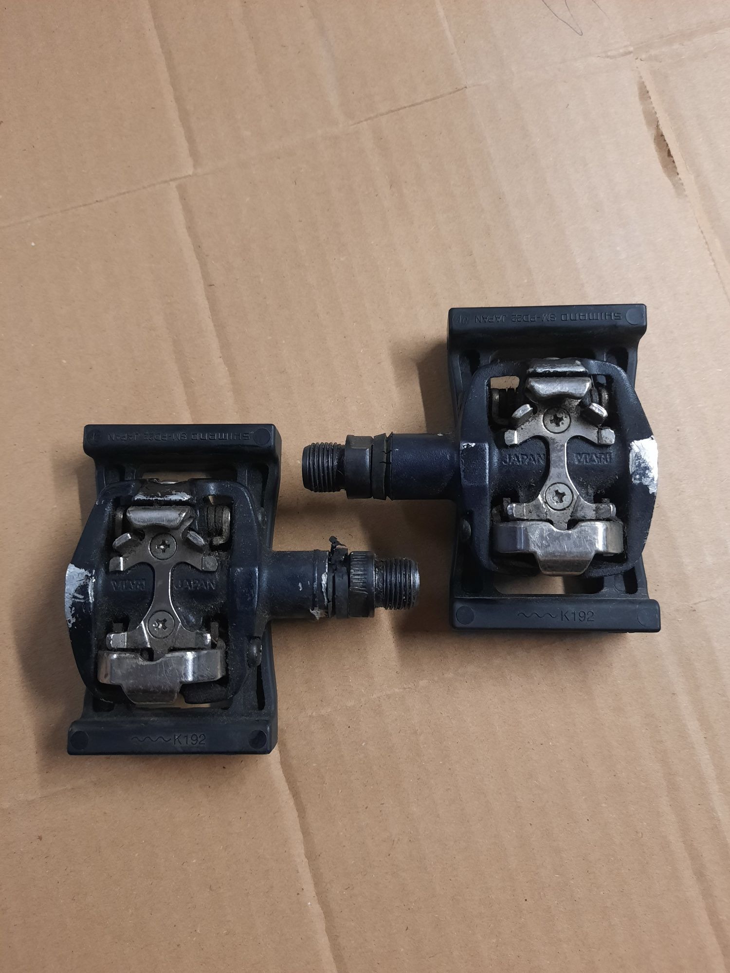 pedały rowerowe shimano SPD wpinane JAPAN 1224
