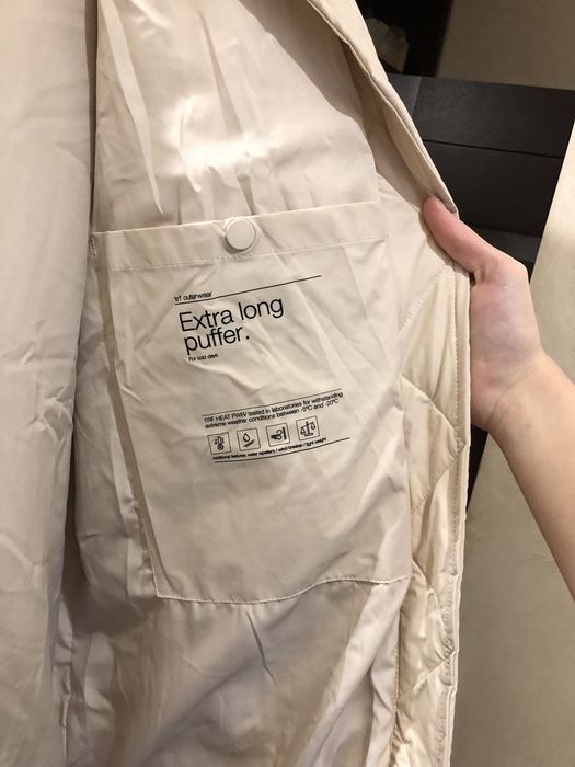 пуховик zara новий