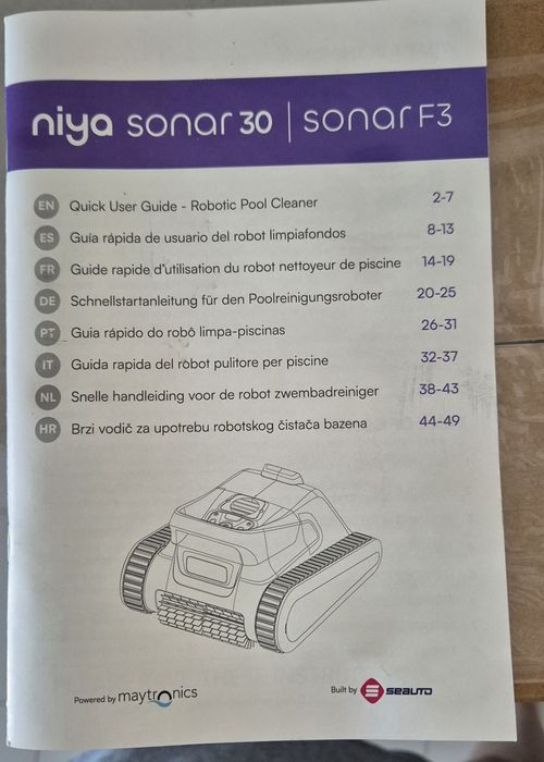 Robot limpa-piscinas Sonar F3