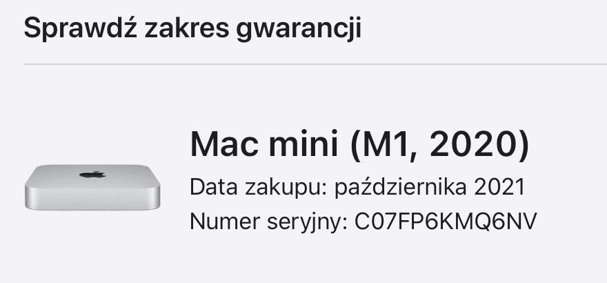 Mac mini M1  8/256