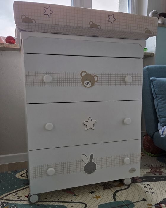 Komoda z Przewijakiem FOPPAPEDRETTI DOLCESTELLA Z Wanienką