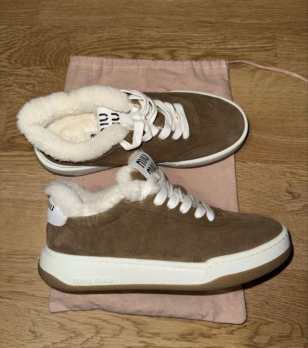 Miu Miu / Кеди жіночі на втеплені зима