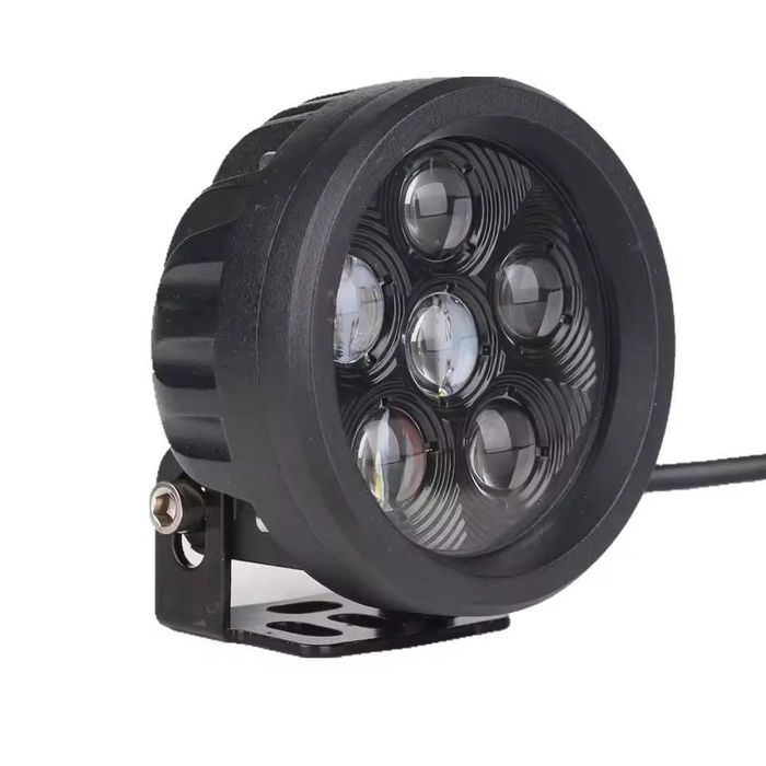 Faróis auxiliares LED redondos 18W - Projector offroad