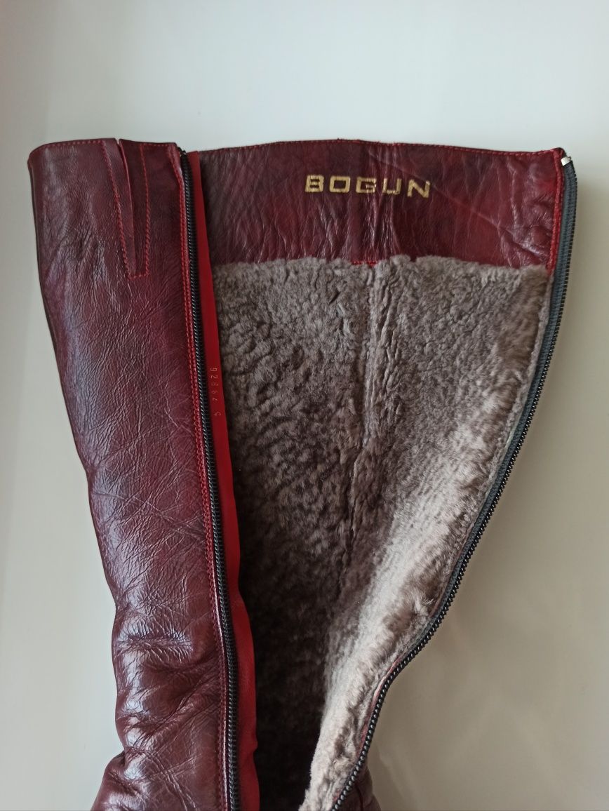Чоботи зимові шкіряні Bogun, 38 розмір