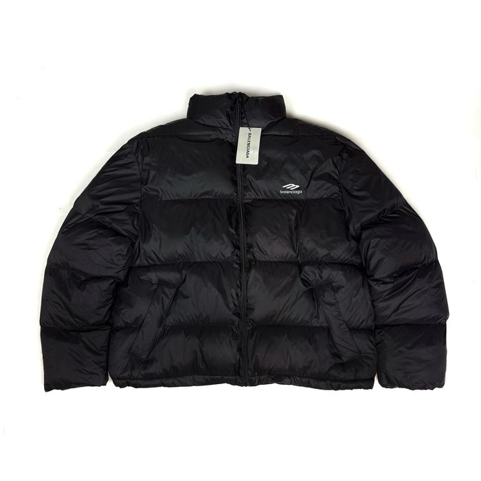 Дутый oversize пуховик Balenciaga дутий зимняя курточка баленсиага
