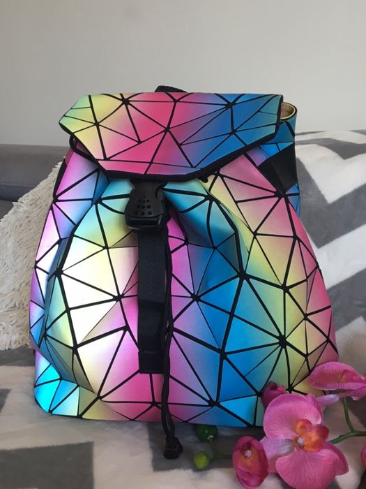 Plecak geometryczny multicolor Nowy