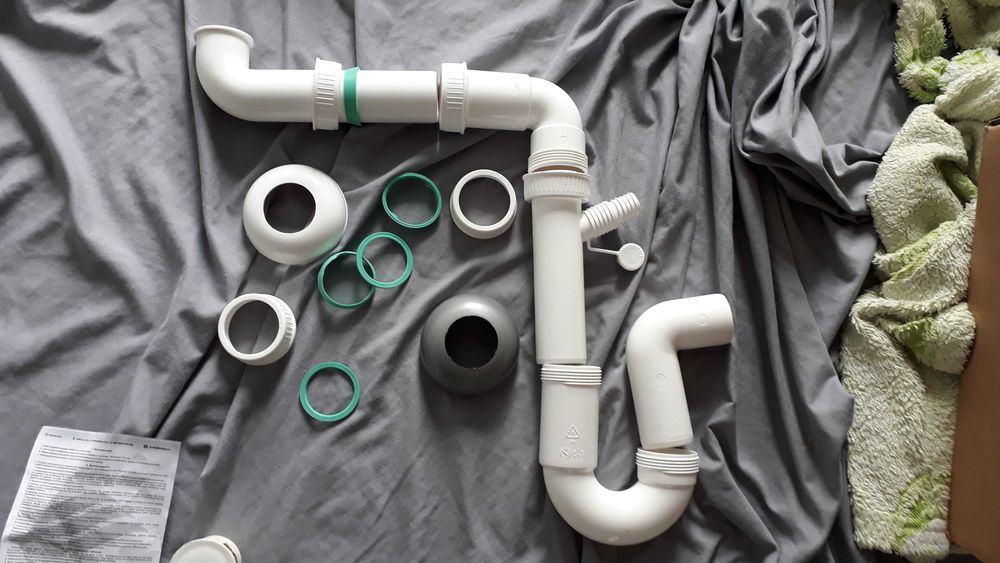 Syfon do zlewu komplet