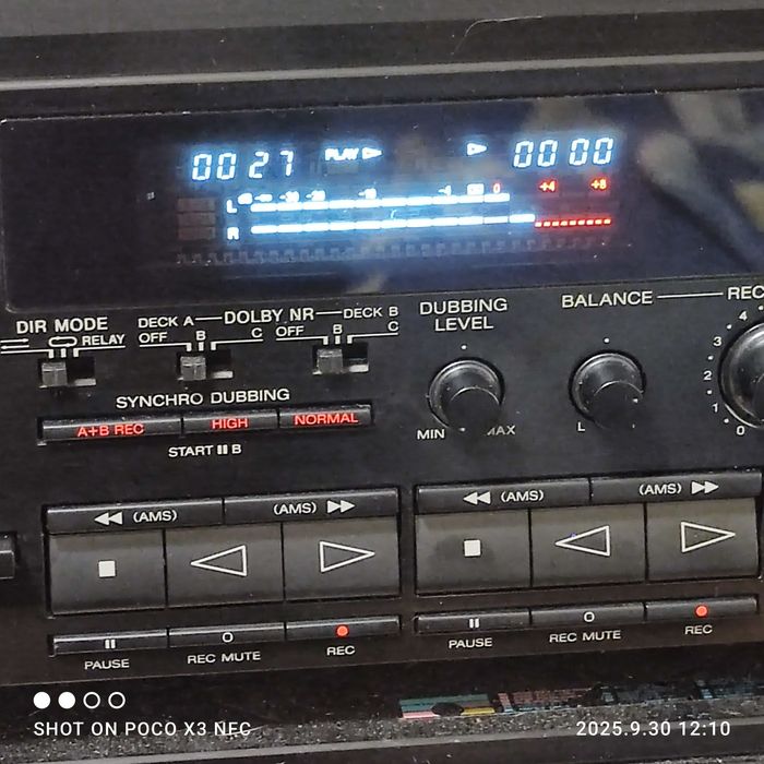 Двухкассетная дека SONY TC WR 790