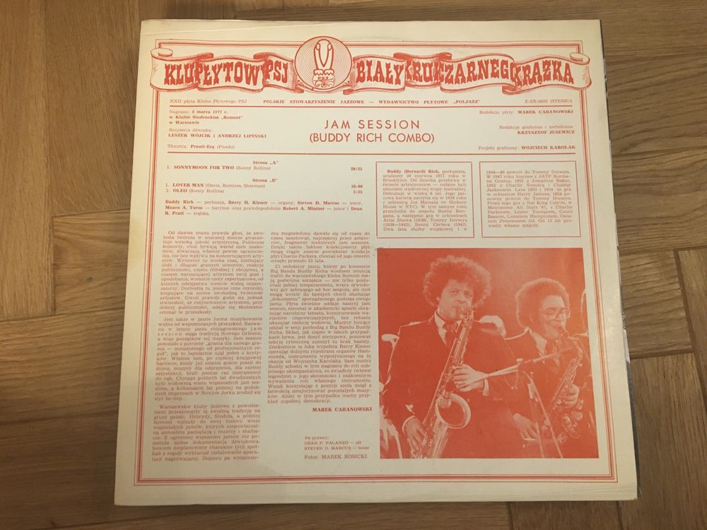 Buddy Rich Combo Jam Session płyta winylowa winyl
