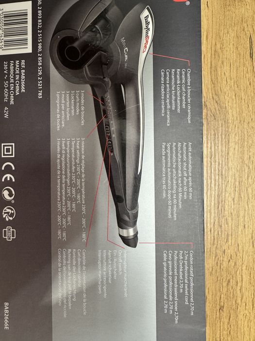 Стайлер для кудрів Babyliss Pro bab2666e