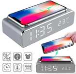 Carregador wireless, Despertador, Relogio