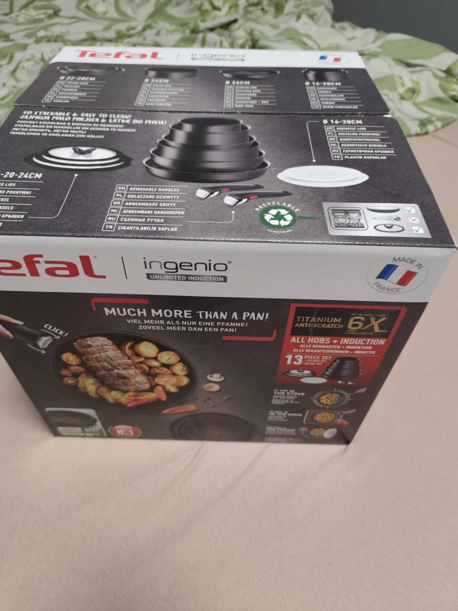 Zestaw patelni i garnków TEFAL INGENIO UNLIMITED - 13 elementów