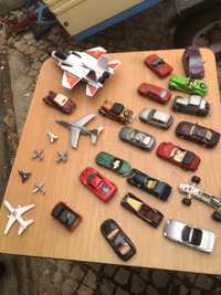 Coleção carros miniatura e aviões metálicos