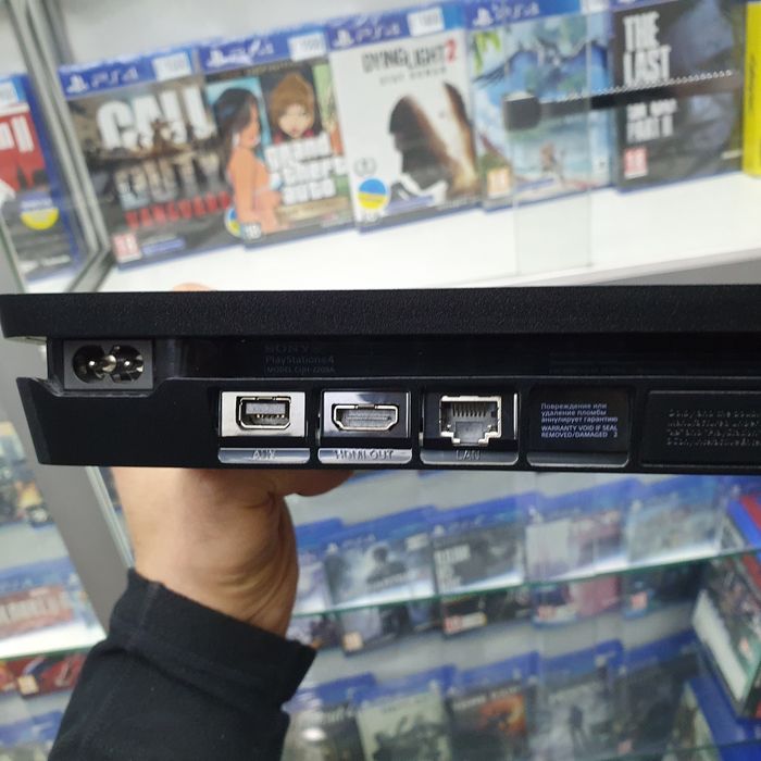 Приставка Sony PlayStation 4 ПС4 slim б/у гарантия 3 мес. (магазин)