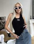 Майка  футболка miu miu чорна та біла 42/44 та 46/48