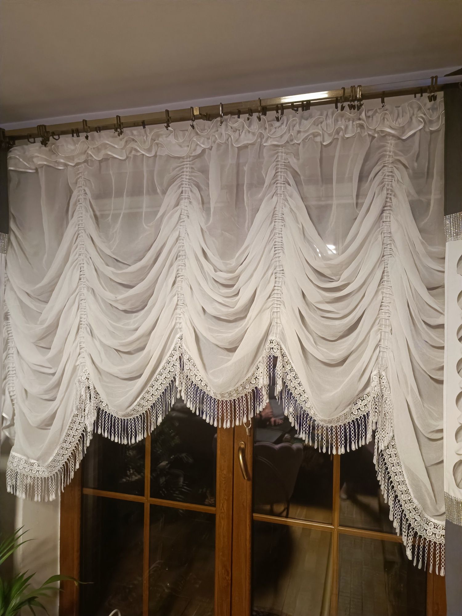 Firanki  falowane