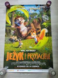 Plakat kinowy z filmu bajki Jeżyk i przyjaciele bajka