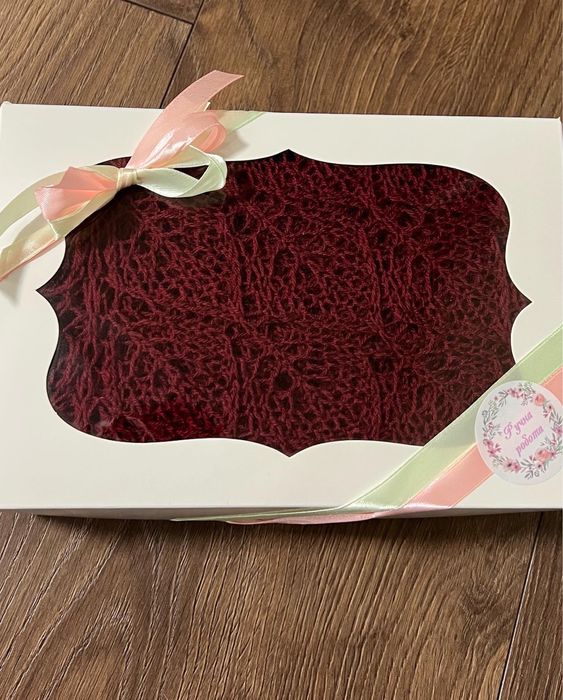 Шаль ручной работы