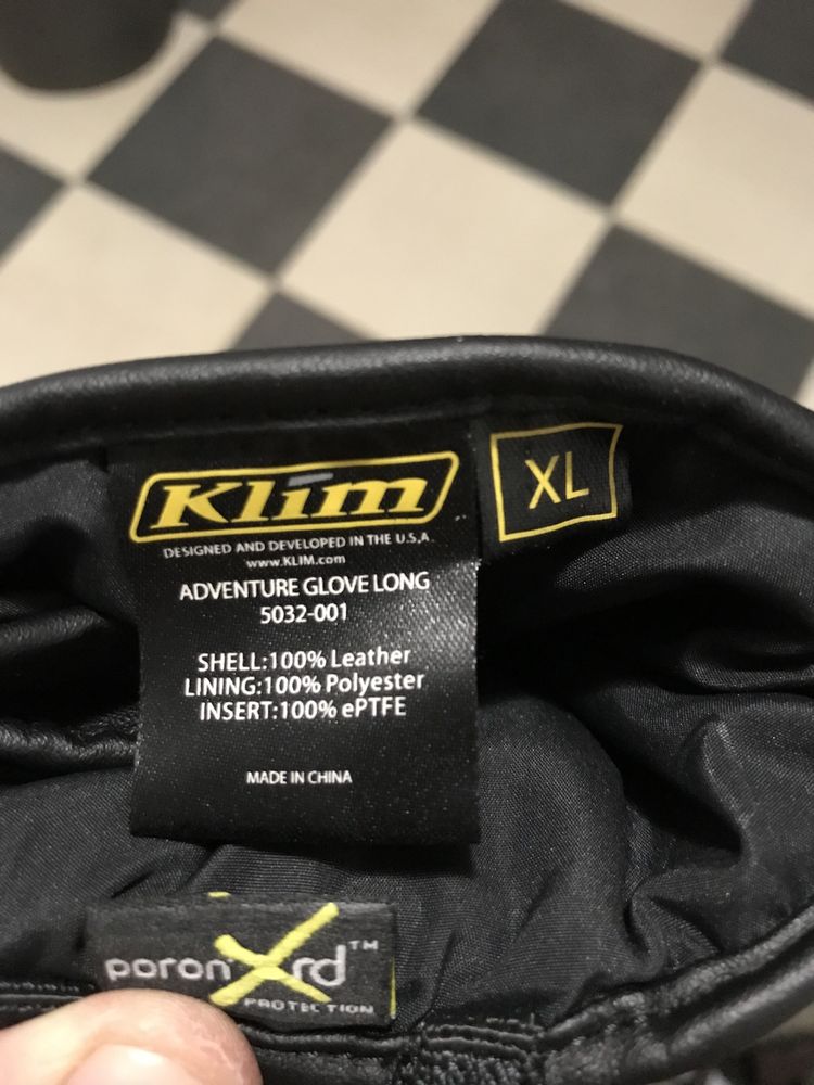 Мотоциклетні рукавиці Klim Gore-tex