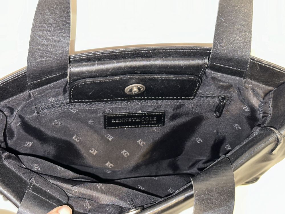 Torebka Kenneth Cole z USA czarna skóra