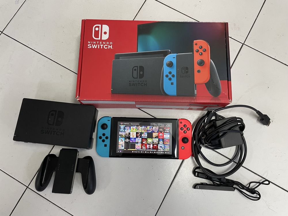 Nintendo Switch Modchip 128 gb  Desbloqueada Completa em Caixa